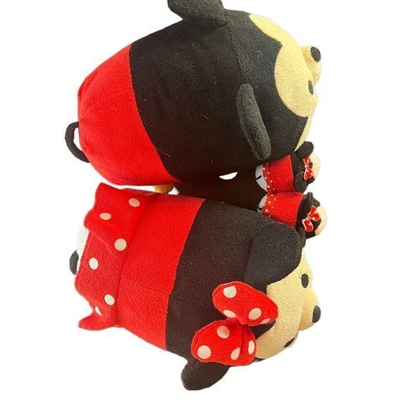 Tsum Tsum Disney Lot Mickey Minnie Mouse Set of 4 Plush Toy 2 Small 2 Large Cute - Picture 2 of 10